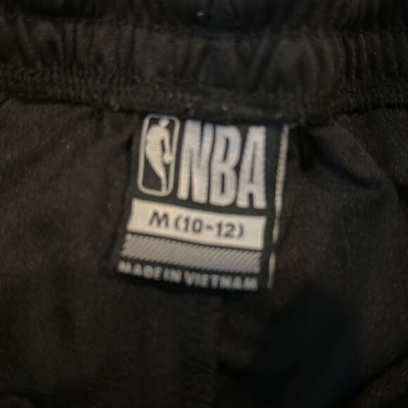 NBA Boys Black & Red Athletic Shorts - Picture 5 of 6